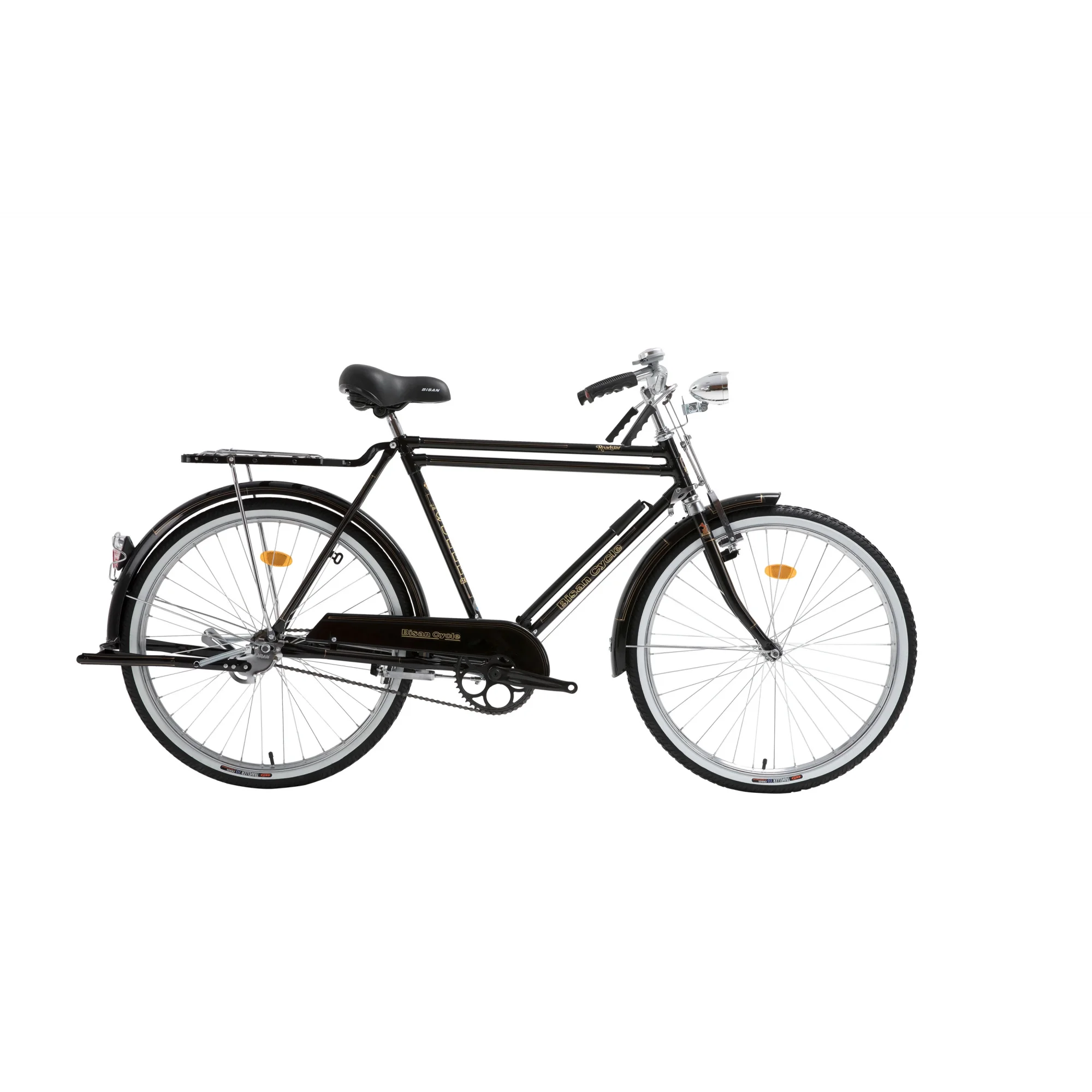 Bisan Roadstar Classic Çubuk Fren 26 Jant Şehir Hizmet Bisikleti Siyah 58 Kadro