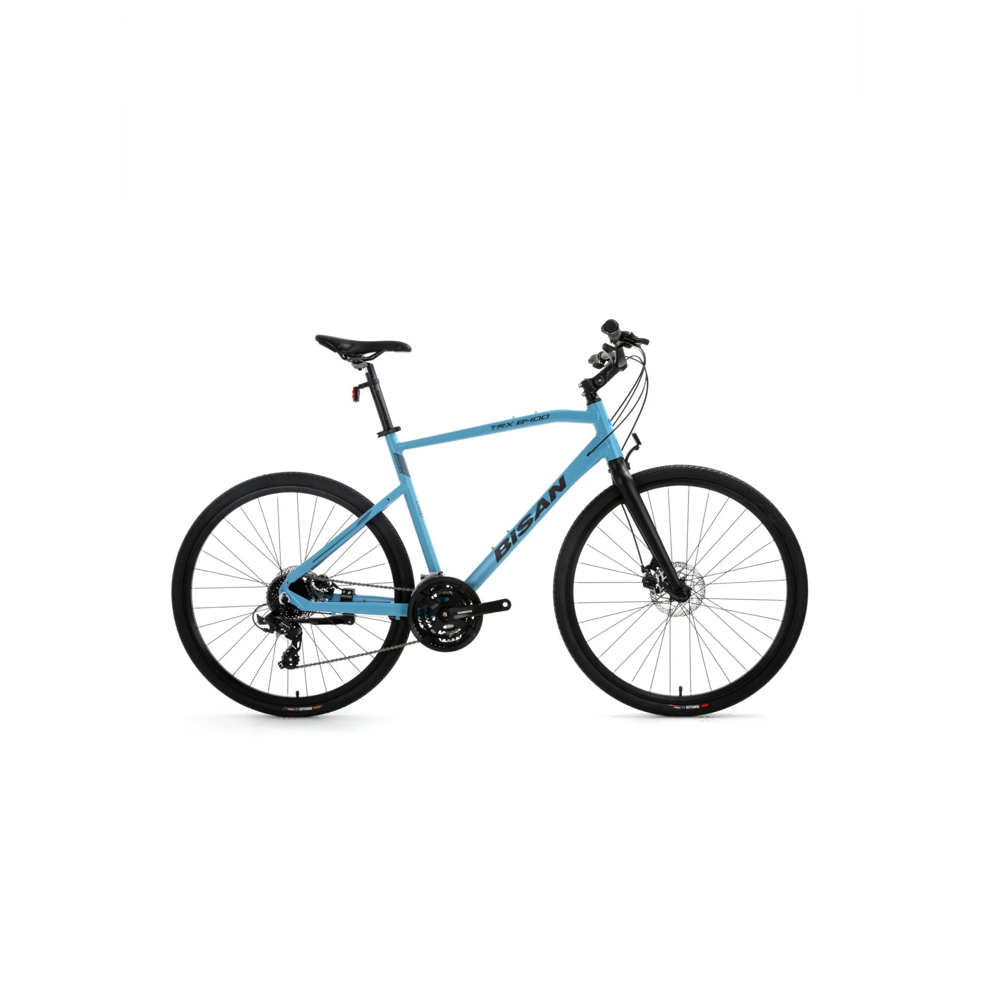 Bisan TRX 8400 Altus 27 Vites HD Fren 28 Jant Trekking Şehir Bisikleti Bebek Mavisi 50 Kadro
