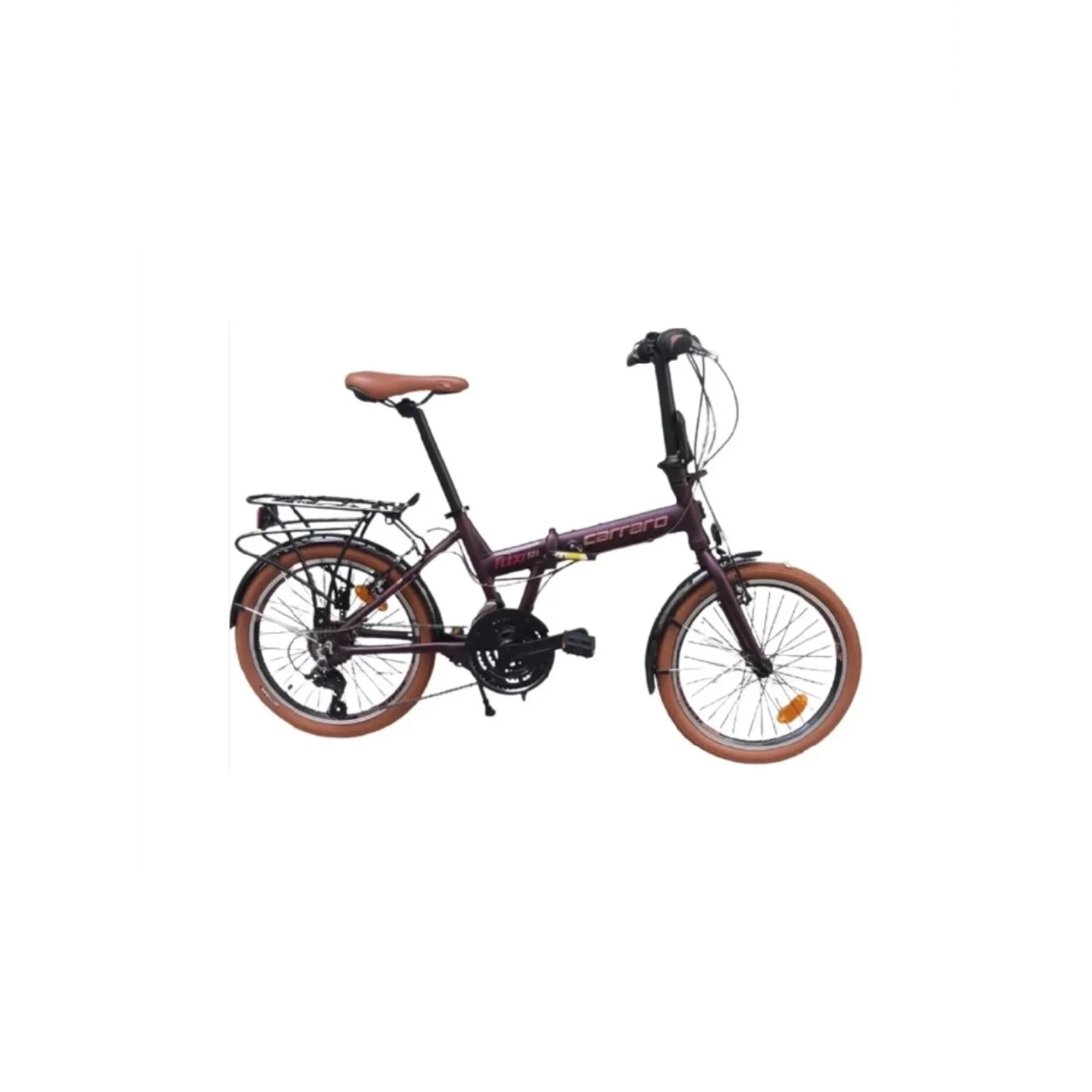 Carraro Flexi 121 V Fren 21 Vites 20 Jant Katlanır Bisiklet Mat Viola Bakır