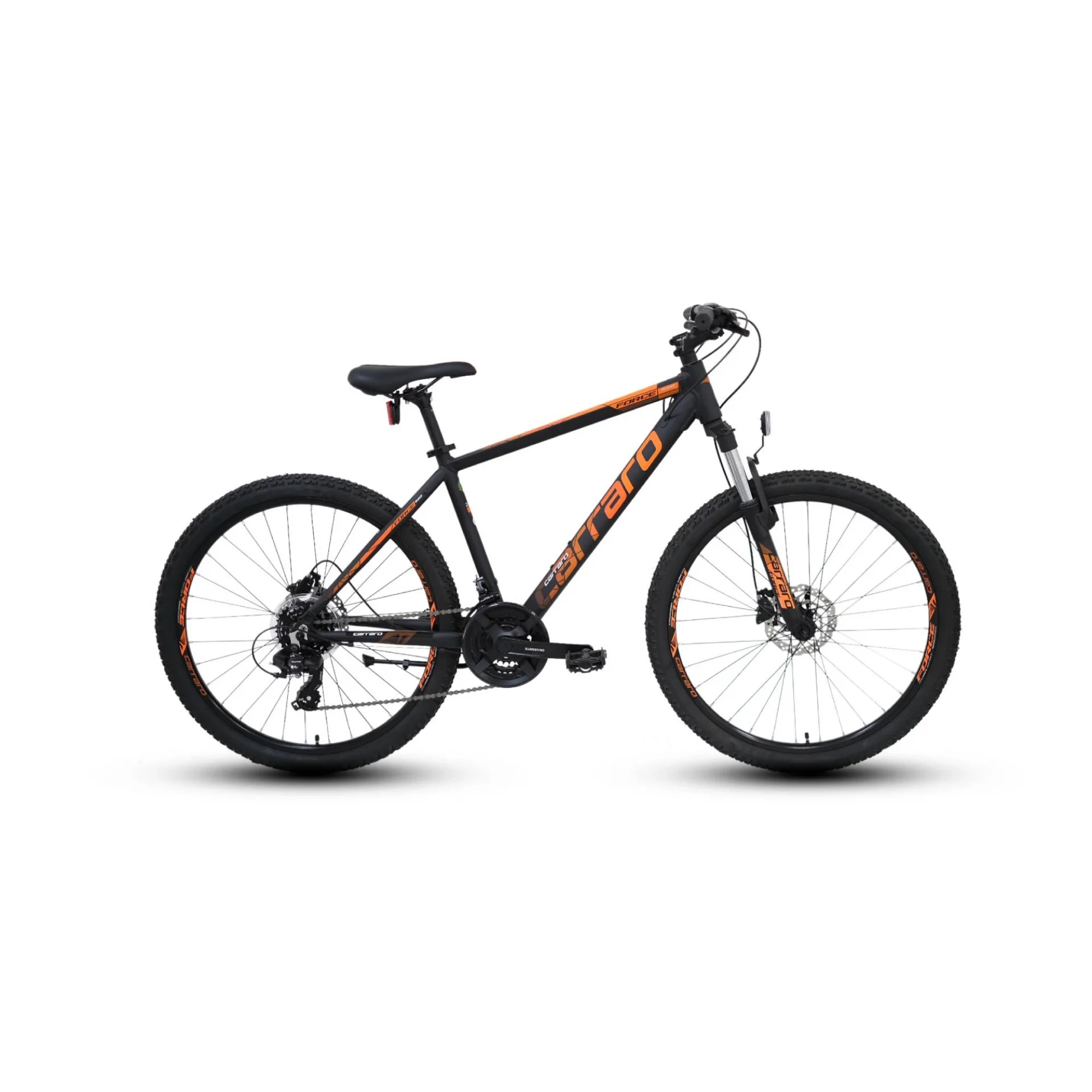 Carraro Force 420 HD Disk Fren 21 Vites 24 Jant Dağ Bisikleti Siyah Turuncu