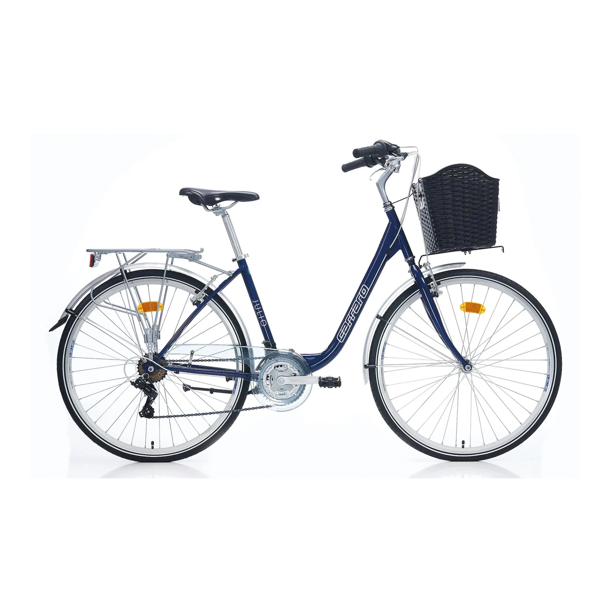 Carraro Julio 28 V Fren 21 Vites 28 Jant Şehir Bisikleti Metalik Mavi 46 Kadro