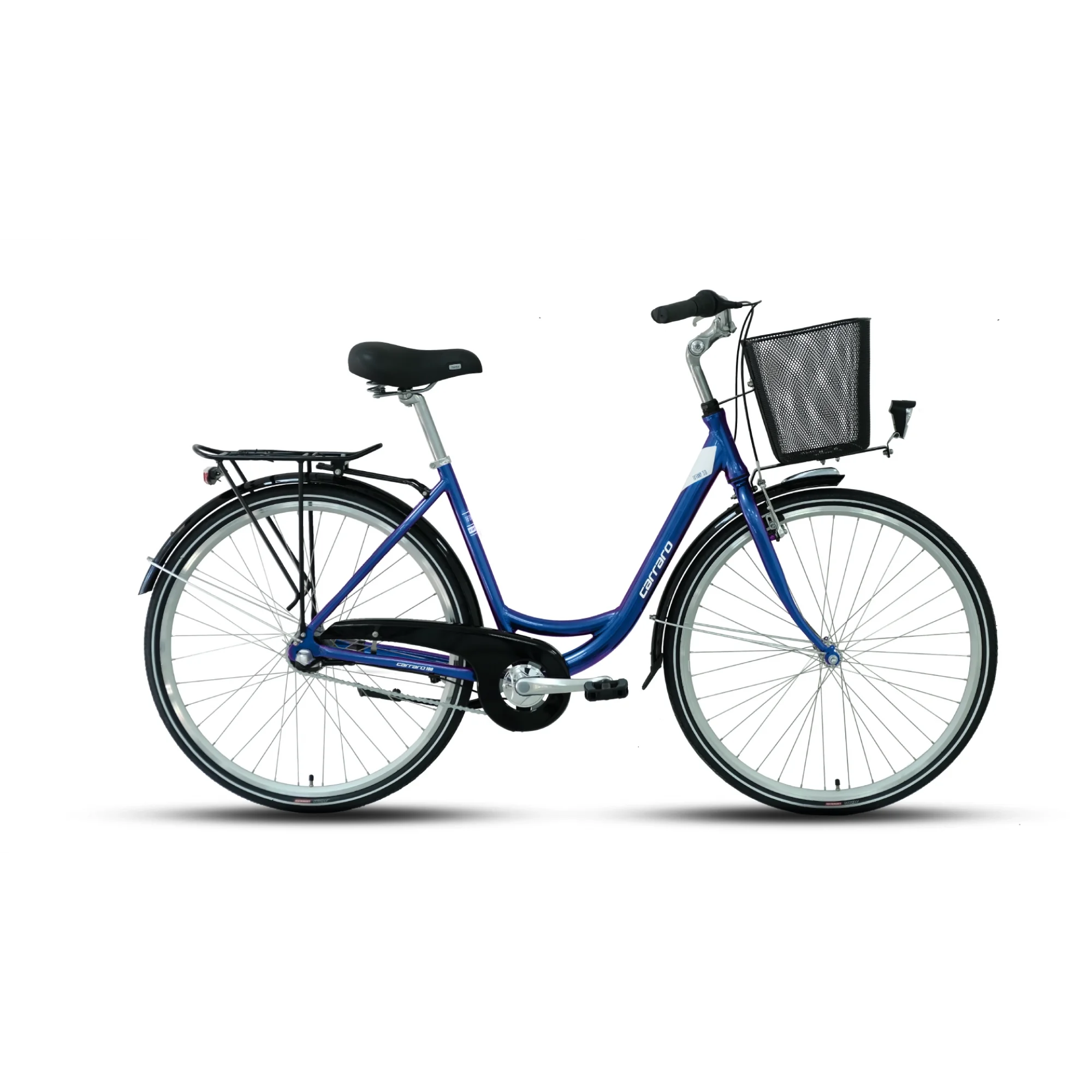 Carraro Tiffany 3.0 Kontra V Fren Nexus 3 Vites 28 Jant Şehir Bisikleti Kırmızı Mor Mavi 50 Kadro