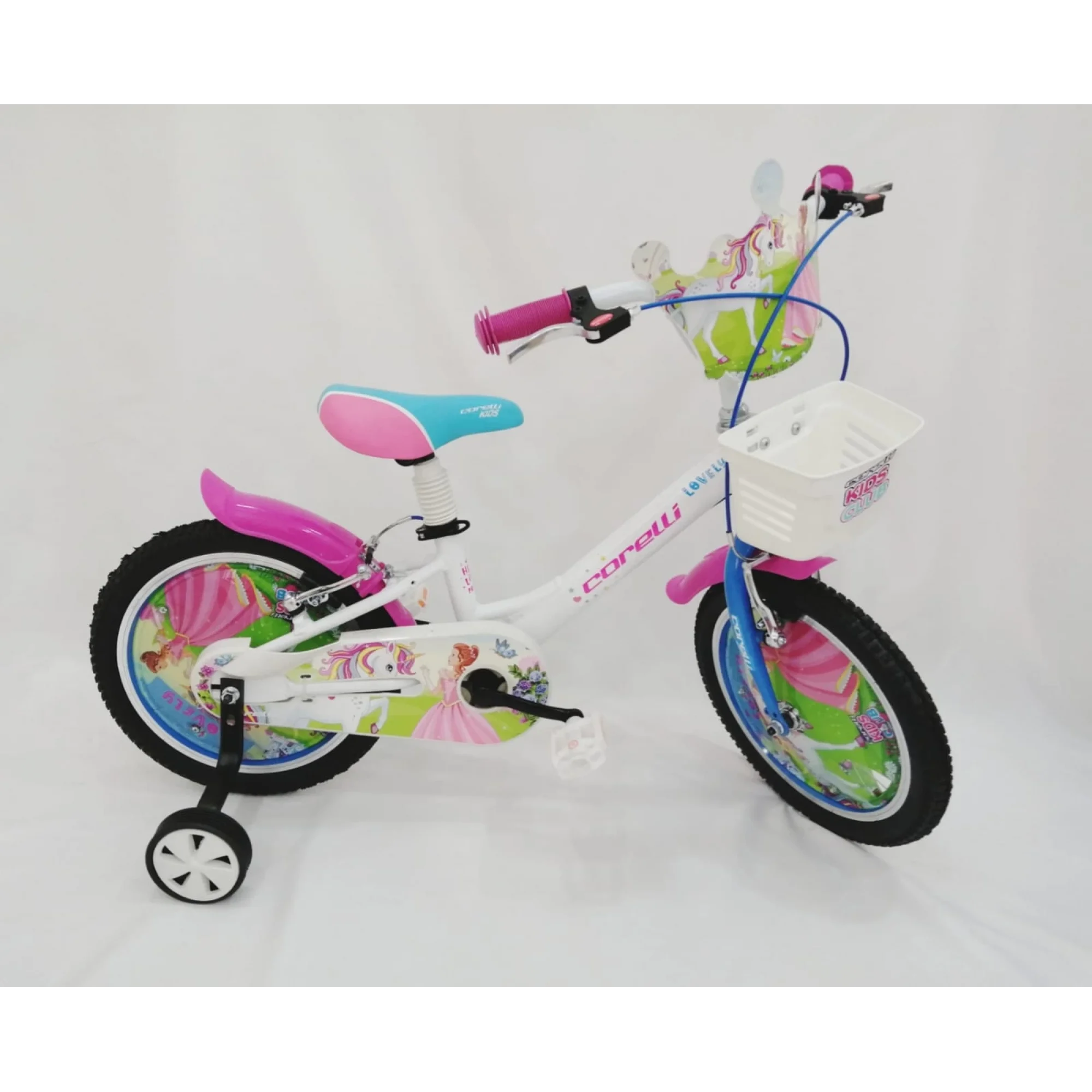 Corelli Lovely 20 Jant Çocuk Bisikleti Alüminyum Kadro Beyaz Mavi