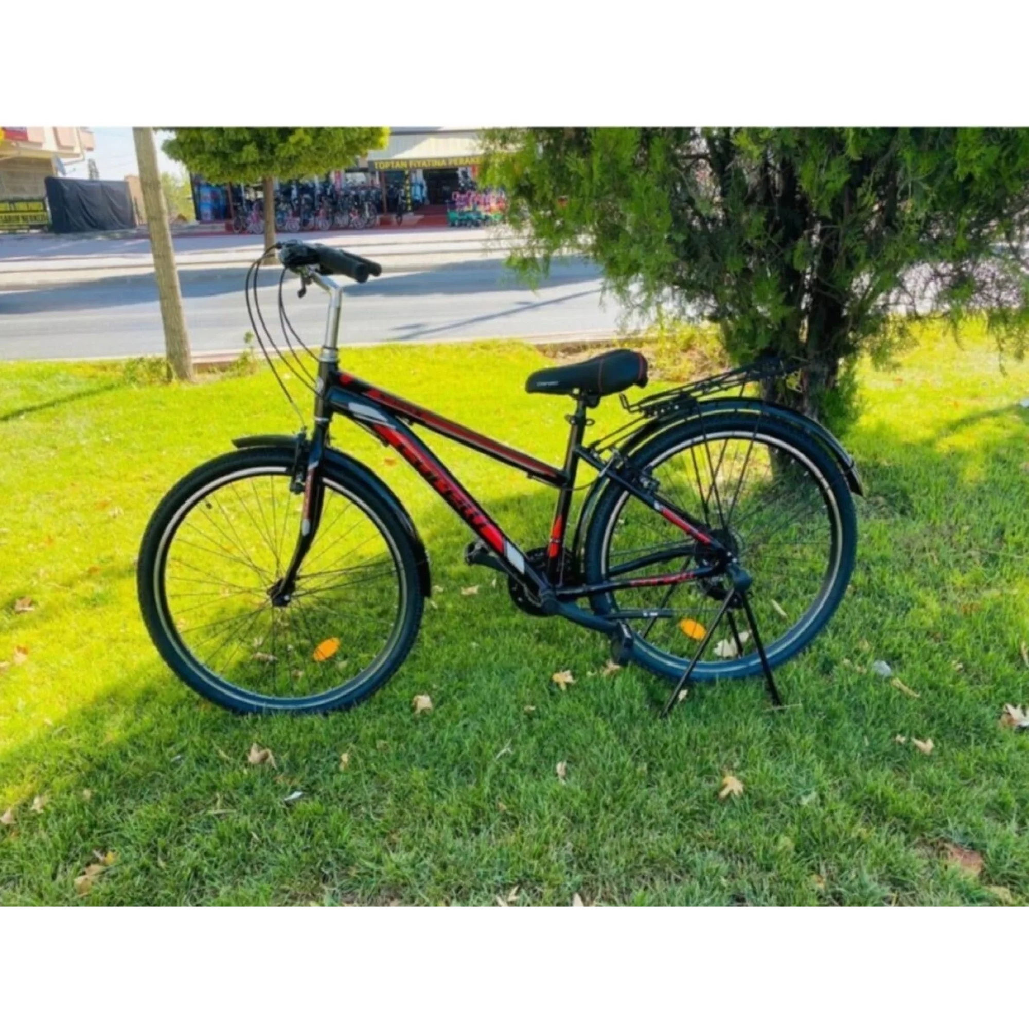 Corelli Schule V Fren 21 Vites 26 Jant Bayan Şehir Bisikleti Siyah Kırmızı 16 Kadro