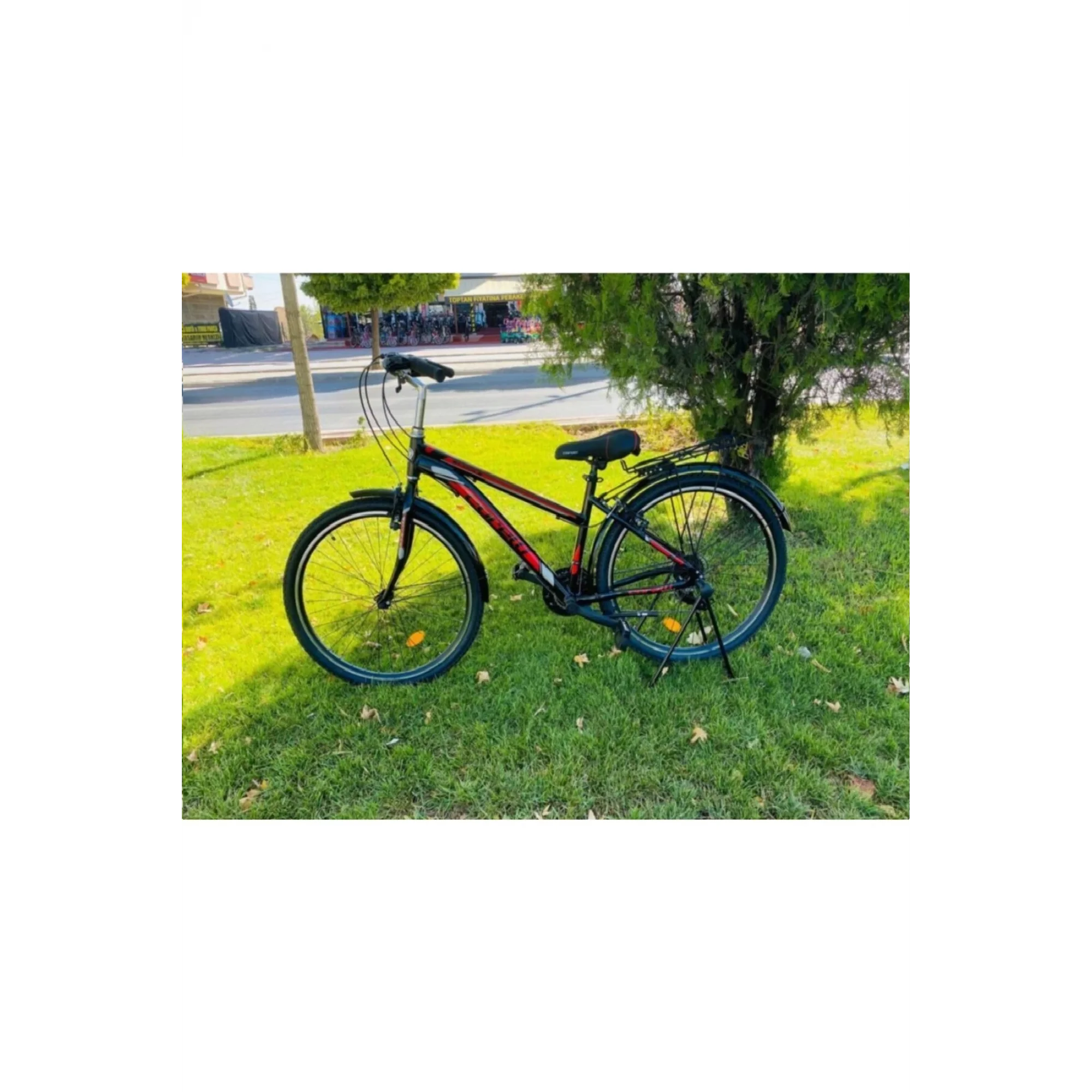 Corelli Schule V Fren 21 Vites 26 Jant Bayan Şehir Bisikleti Siyah Kırmızı 16 Kadro