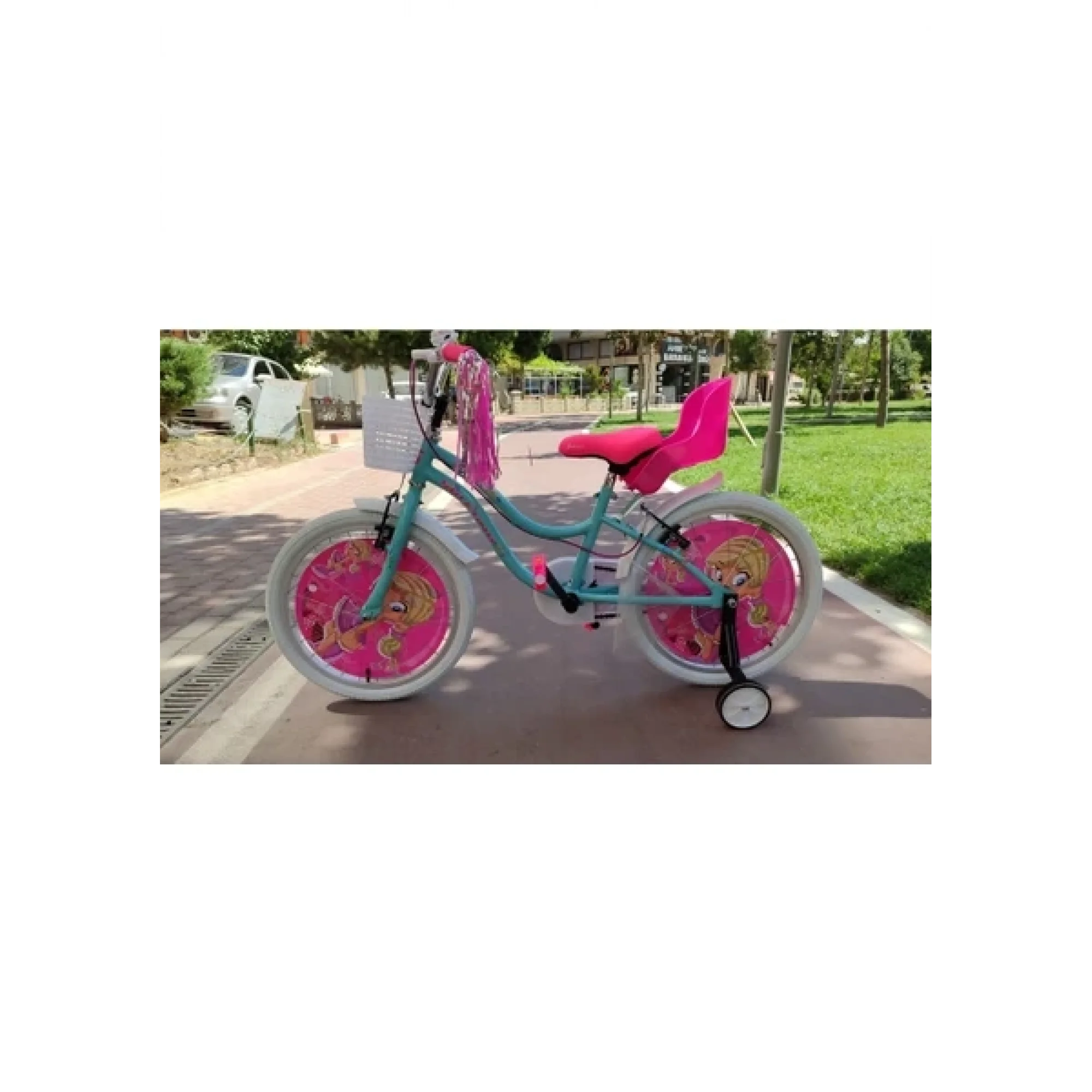 Salcano Muki 20 Jant V-Fren Mint Yeşili Pembe Çocuk Bisikleti