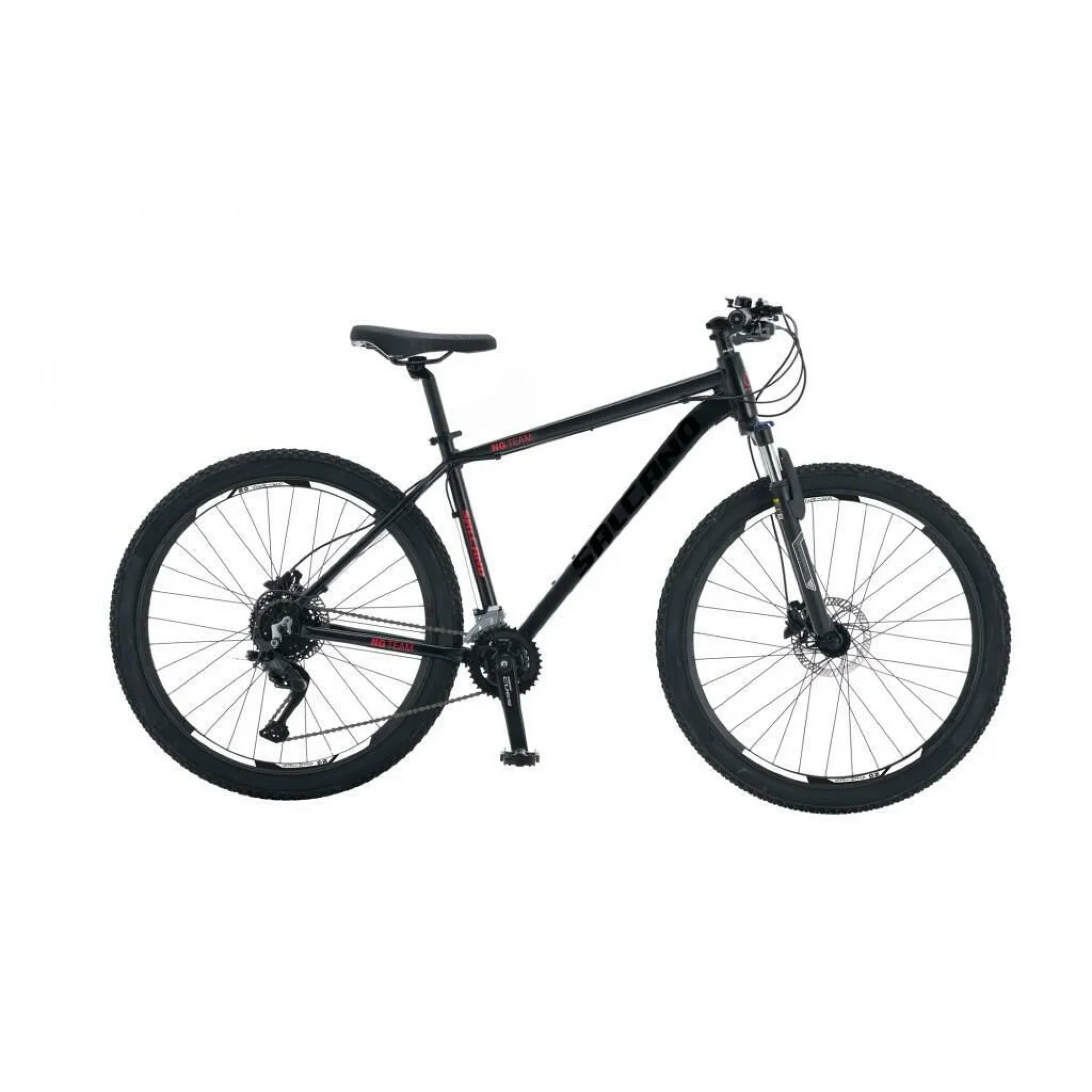 Salcano NG Team 100 27,5 1x9 HD Fren Cues 9 Vites 27,5 Jant Dağ Bisikleti Siyah Kırmızı 18 Kadro