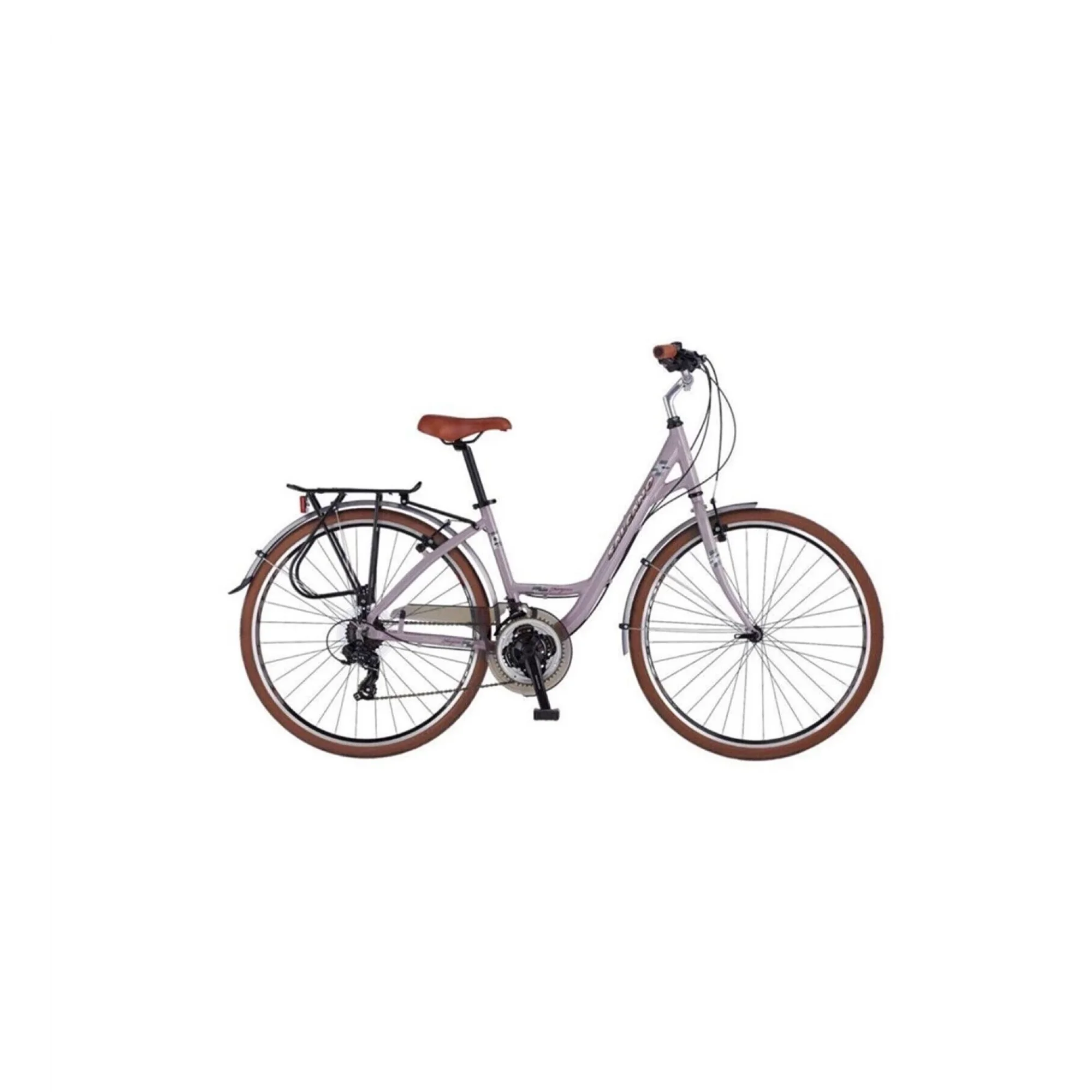 Salcano Sarajevo 26 Unisex VR V Fren 21 Vites 26 Jant Bayan Şehir Bisikleti Açık Pembe Beyaz 17 Kadro