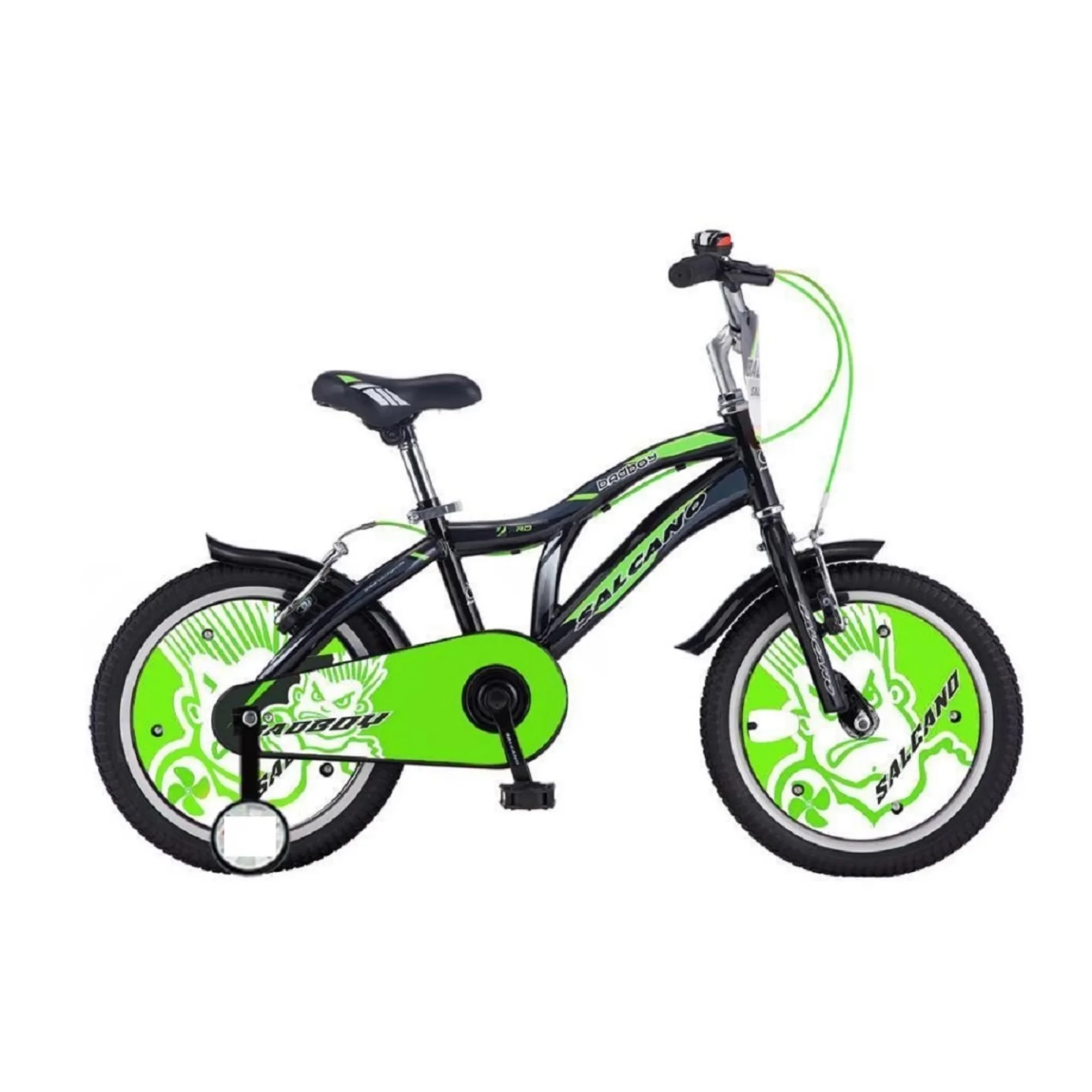 Salcano Badboy 20 Jant Çocuk Bisikleti Siyah Yeşil