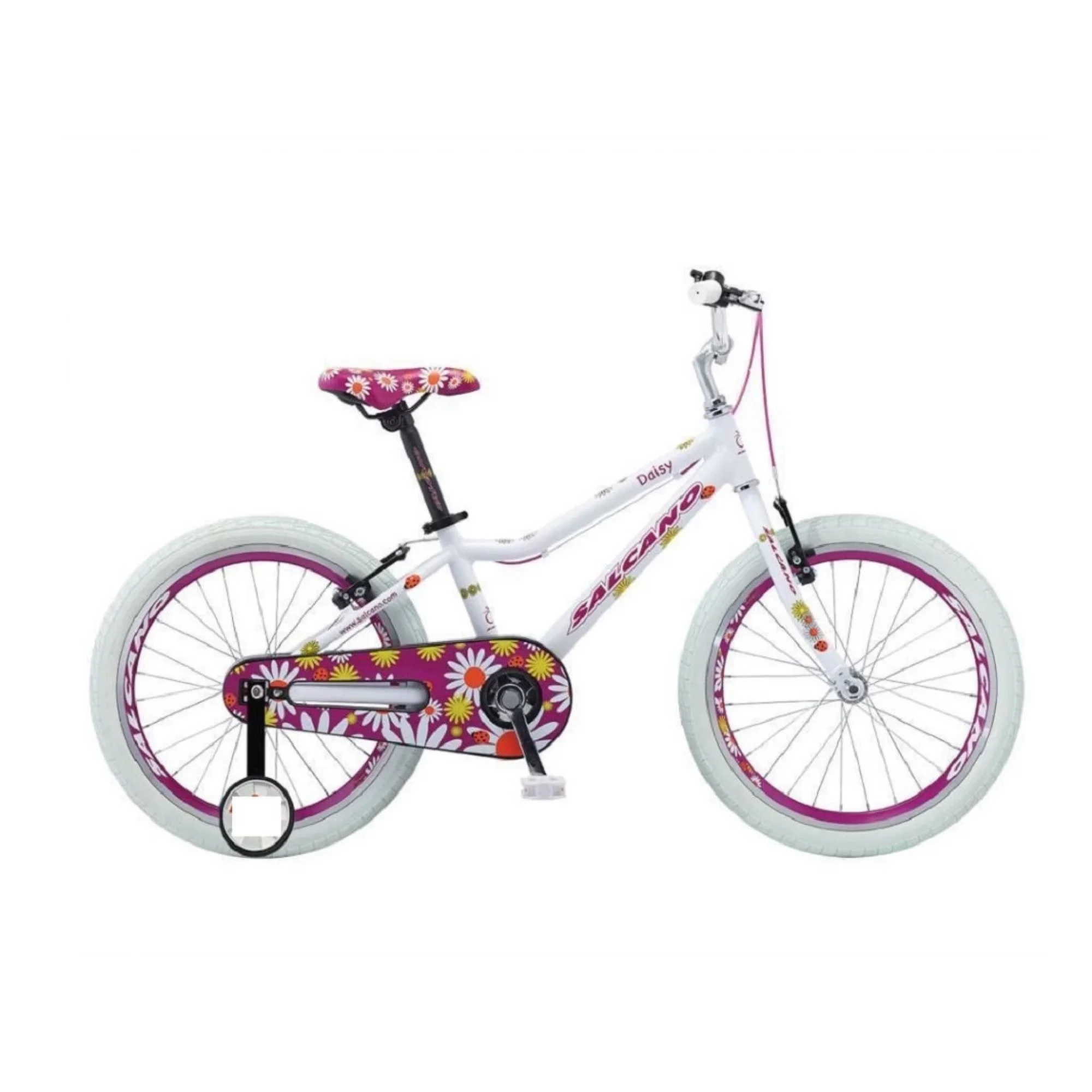 Salcano Daisy 20 Jant Çoçuk Bisikleti Alüminyum Kadro Beyaz Mor