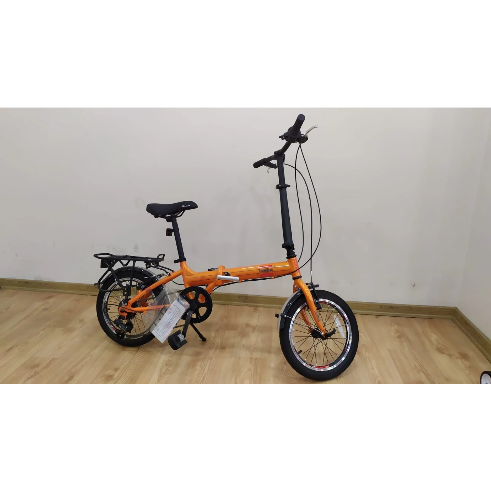 Salcano F100 (SLCN100) 6 Vites 16 Jant Katlanır Bisiklet Turuncu Kırmızı