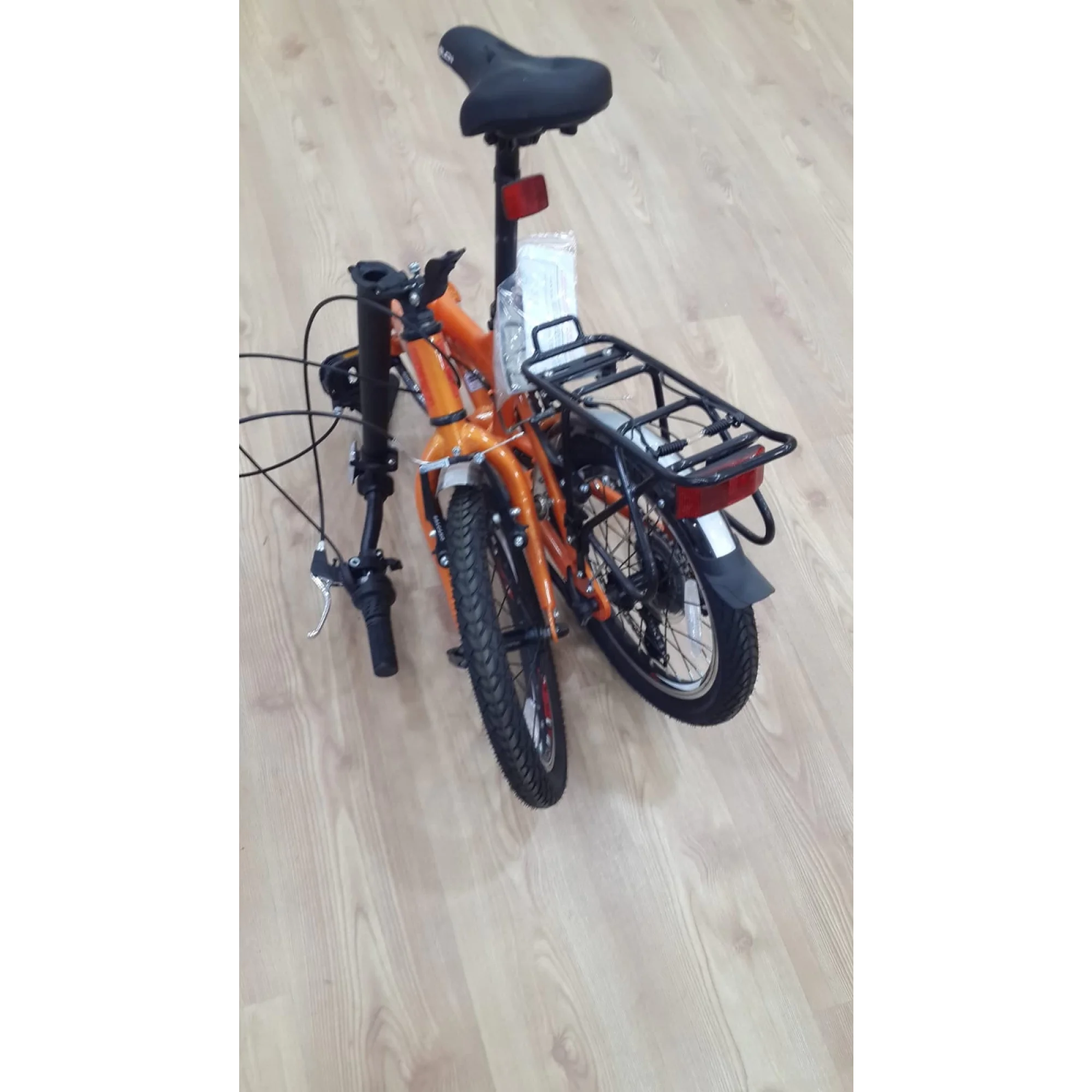 Salcano F100 (SLCN100) 6 Vites 16 Jant Katlanır Bisiklet Turuncu Kırmızı