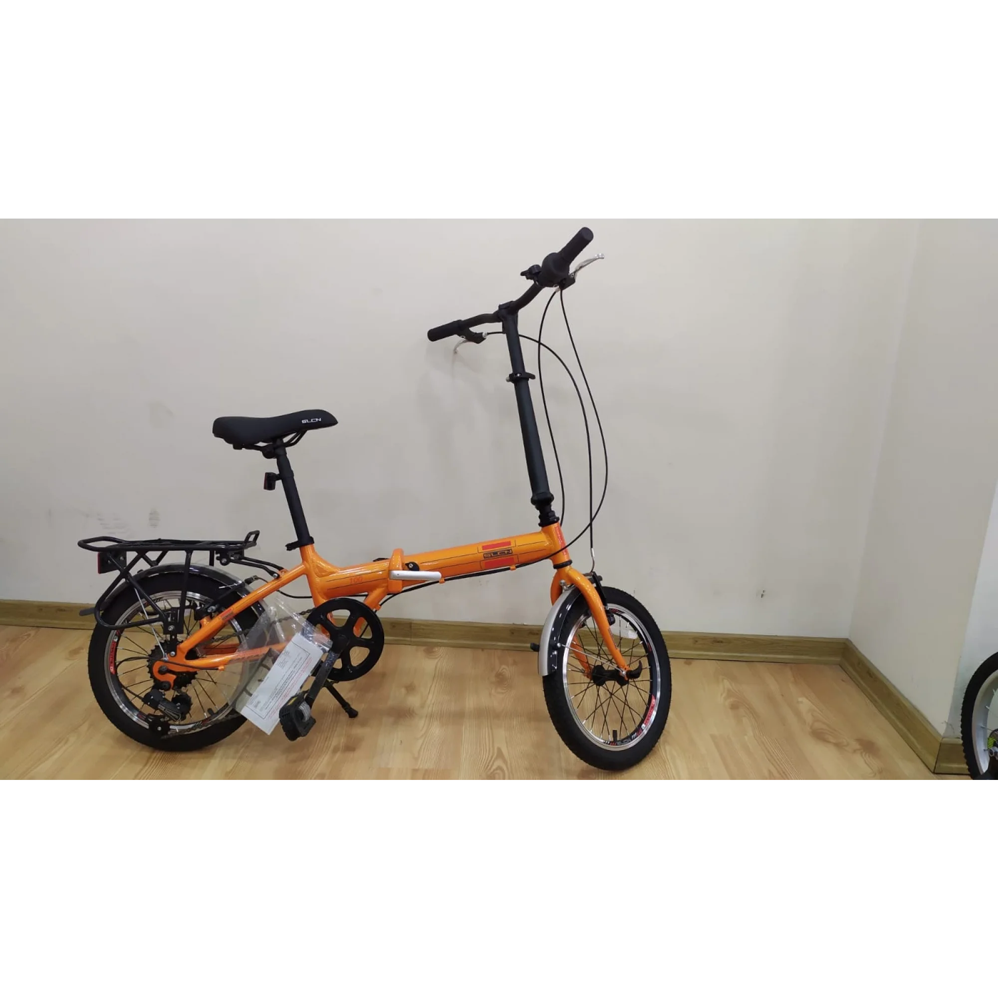 Salcano F100 (SLCN100) 6 Vites 16 Jant Katlanır Bisiklet Turuncu Kırmızı