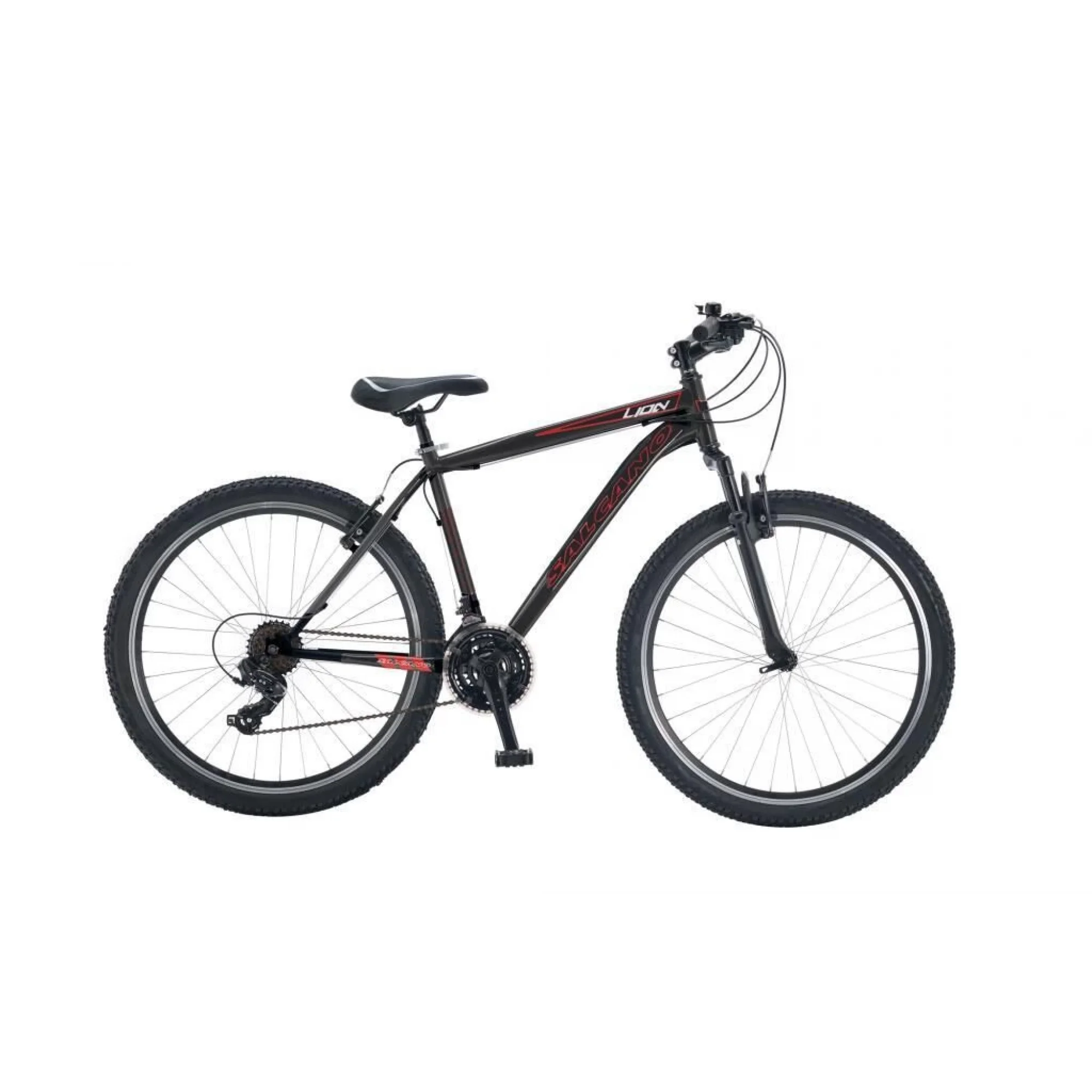Salcano Lion 24 V Fren 21 Vites 24 Jant Dağ Bisikleti Siyah Kırmızı