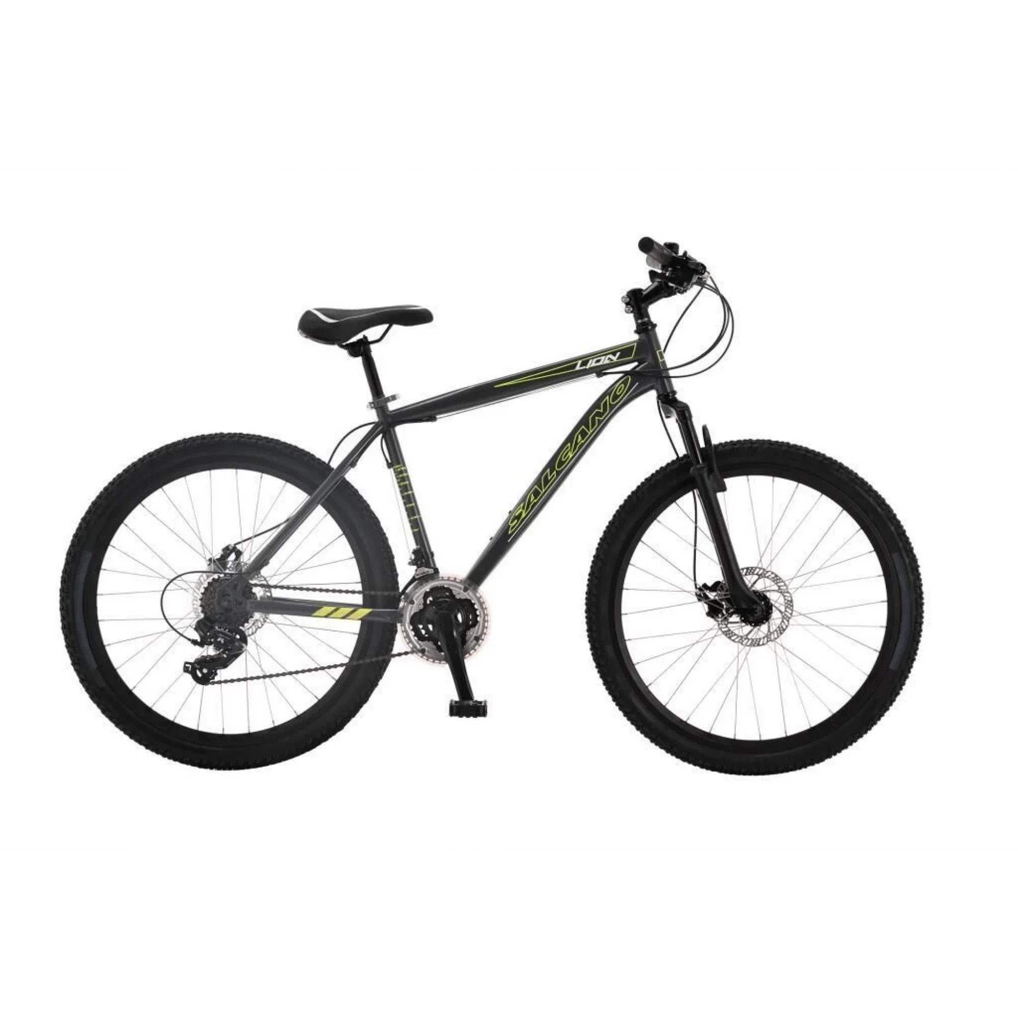 Salcano Lion 26 HD Fren 21 Vites 26 Jant Dağ Bisikleti Siyah Sarı 15 Kadro