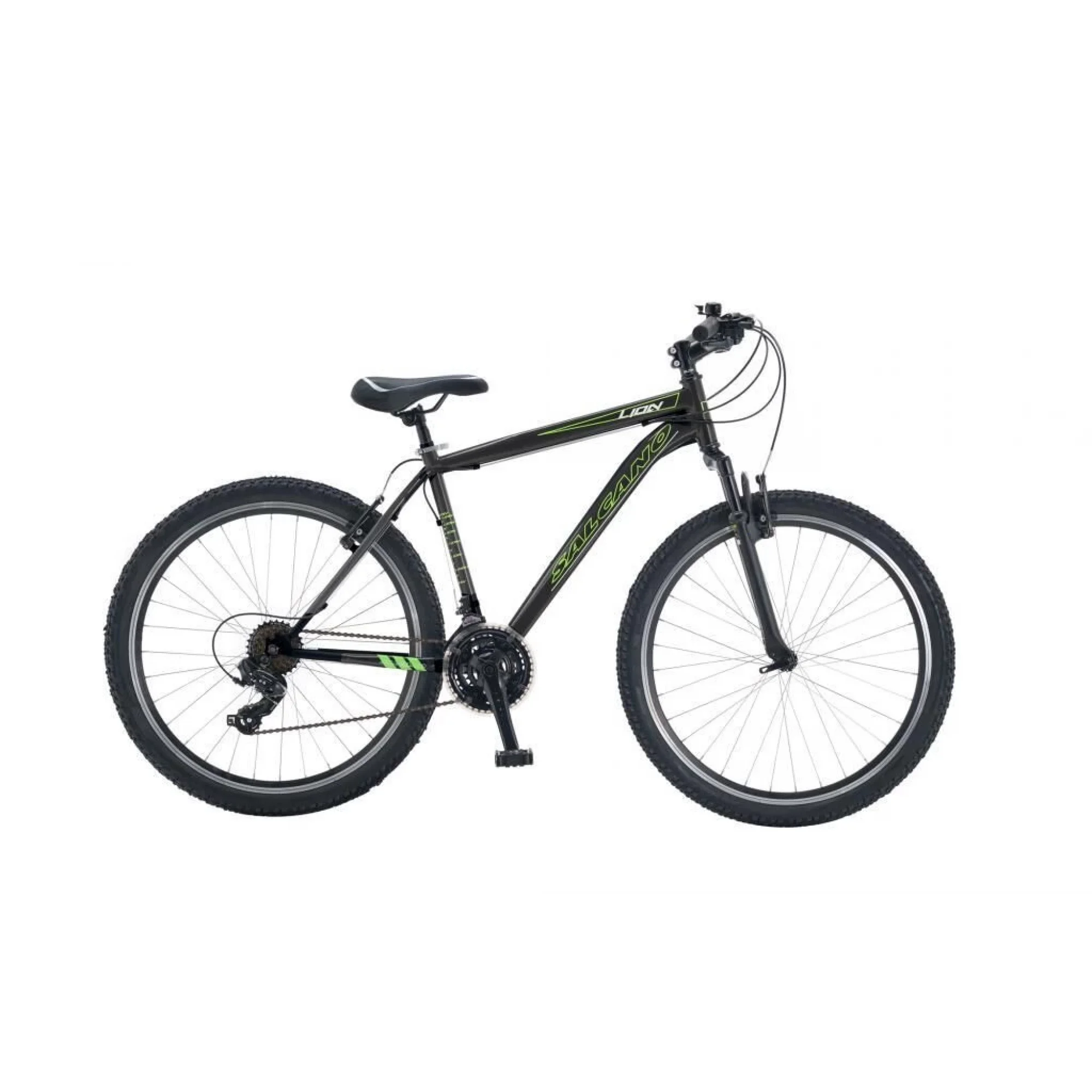 Salcano Lion 26 V Fren 21 Vites 26 Jant Dağ Bisikleti Siyah Yeşil 18 Kadro