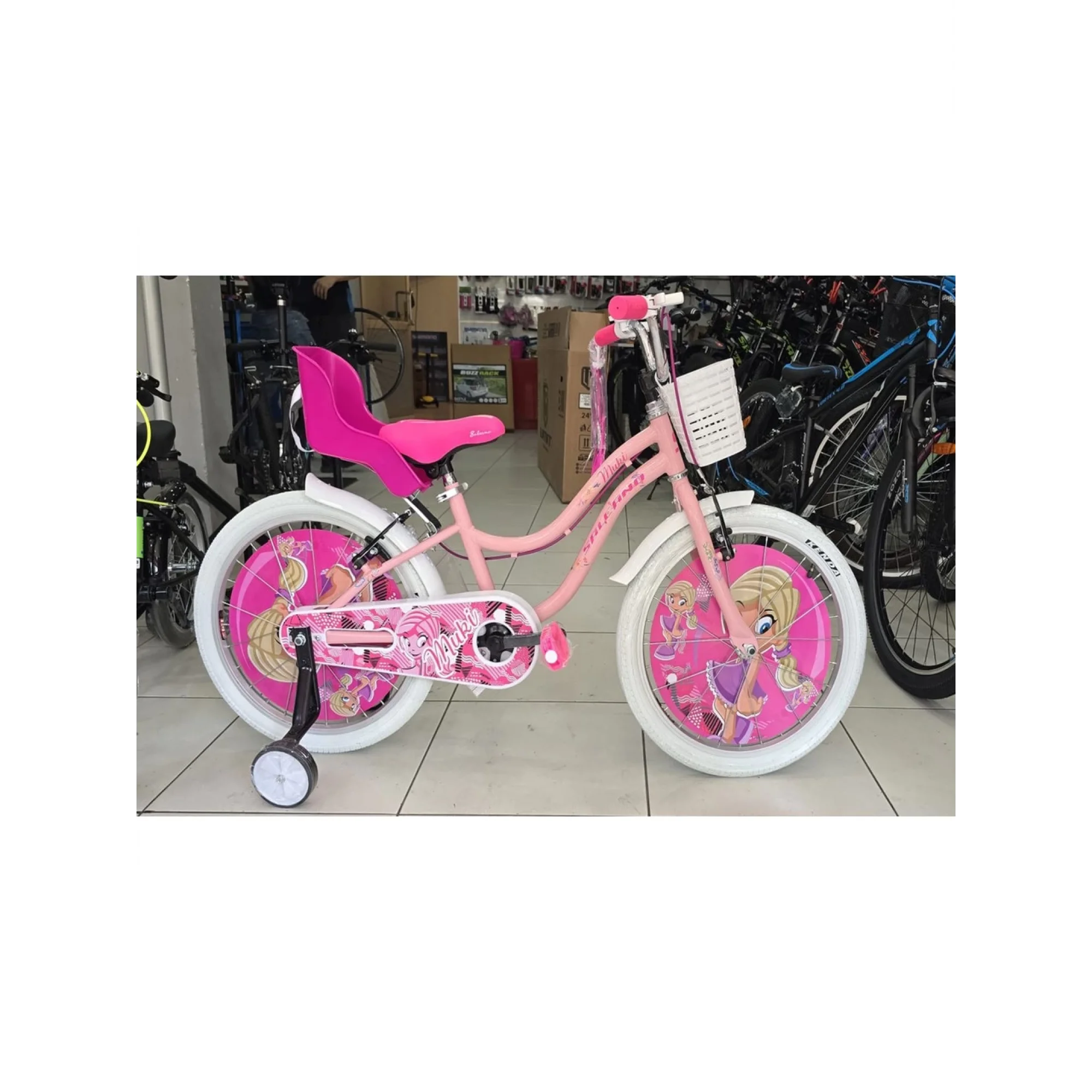 Salcano Muki 20 Jant Çocuk Bisikleti Pudra Pembe