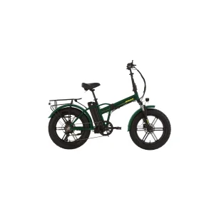 Bisan E-Folding F3 20 Jant 7 Vites 43 Cm Haki Sarı Elektrikli Katlanır Bisiklet