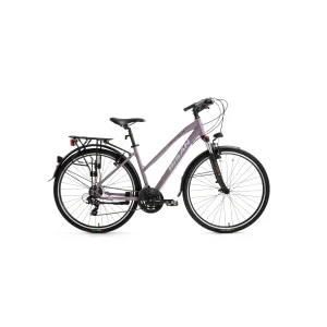 Bisan TRX 8200 City 700C Jant V-Fren Mor Beyaz Şehir Bisikleti 45 Kadro