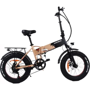 Arora Berlin Elektrikli Katlanır Bisiklet 249 W 36V10 Ah Siyah Gold