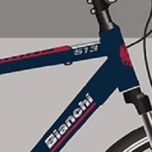 Bianchi Touring 513 HD Fren 21 Vites 28 Jant Şehir Bisikleti Derin Mavi Kırmızı 46 Kadro