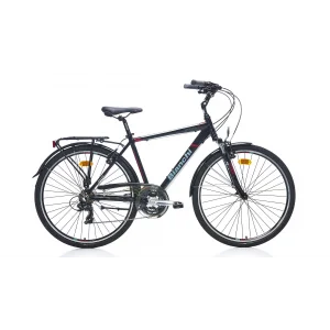 Bianchi Travel 504 V Fren 21 Vites 28 Jant Şehir Bisikleti Siyah Kırmızı 48 Kadro