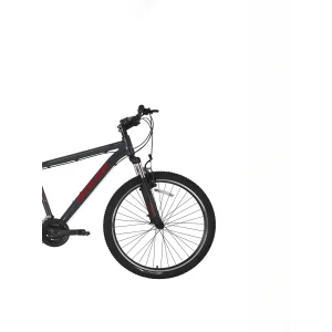 Bisan Atlas 26 V Fren 21 Vites 26 Jant Dağ Bisikleti Gri Kırmızı 17 Kadro