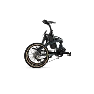 Bisan E-Folding Strike HD Fren Alivio 9 Vites 20 Jant Elektrikli Katlanır Bisiklet Gri Neon Sarı 46 Kadro