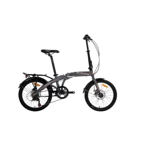 Bisan FX 3600 MD Fren 6 Vites 20 Jant Katlanır Bisiklet Gri Turuncu 31 Kadro