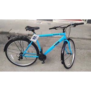 Bisan Hardy-S V Fren Shimano 21 Vites 28 Jant Şehir Bisikleti Mavi Siyah 56 Kadro