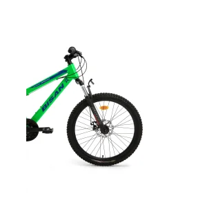 Bisan KDX 2900 D MD Fren 21 Vites 24 Jant Dağ Bisikleti Neon Yeşil Lacivert 30 Kadro