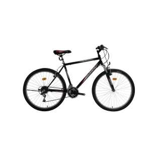 Bisan MTS 4200 V Fren 21 Vites 26 Jant Dağ Bisikleti Siyah Kırmızı 18 Kadro