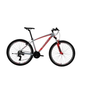 Bisan MTX 7100 V Fren 21 Vites 27,5 Jant Dağ Bisikleti Gri Kırmızı 19 Kadro