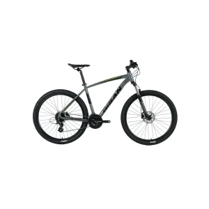 Bisan MTX 7300 27.5 Jant 24 Vites HD Metalik Gri Yeşil Dağ Bisikleti 43 Kadro