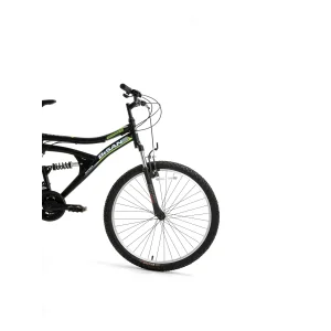 Bisan Ranger V Fren 21 Vites Çift Amortisörlü 26 Jant Dağ Bisikleti Siyah Yeşil 42 Kadro