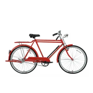 Bisan Roadstar Classic Çubuk Fren 26 Jant Şehir Hizmet Bisikleti Kırmızı 58 Kadro