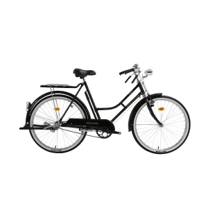 Bisan Roadstar Classic Lady Çubuk Fren 26 Jant Şehir Hizmet Bisikleti Siyah 54 Kadro