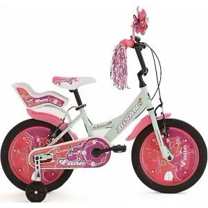 Bisan Rose 16 Jant Çocuk Bisikleti Mint Yeşili Pembe