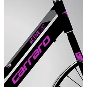 Carraro Active 282 V Fren 21 Vites 28 Jant Şehir Bisikleti Siyah Mor 40 Kadro