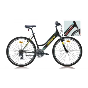 Carraro Active 292 V Fren 21 Vites 28 Jant Şehir Bisikleti Siyah Açık Turkuaz 46 Kadro