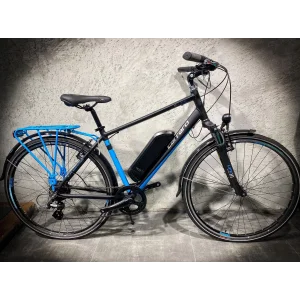 Carraro E-Line eLife 2.1 HD Fren 7 Vites 28 Jant Elektrikli Şehir Bisikleti Antrasit Mavi Siyah 52 Kadro