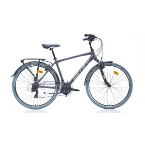 Carraro Elite 704 V Fren 21 Vites 28 Jant Şehir Bisikleti Antrasit Gri Krom 52 Kadro