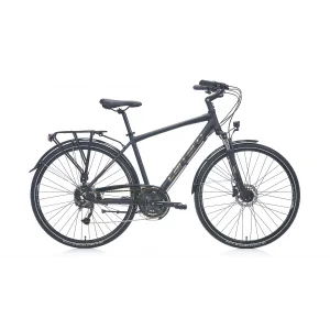 Carraro Elite 906 HD Fren Cues 18 Vites 28 Jant Şehir Bisikleti Parlak Siyah Koyu Krom 52 Kadro