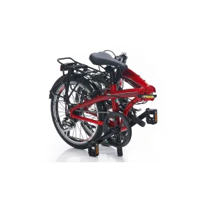 Carraro Flexi 108 V Fren 8 Vites 20 Jant Katlanır Bisiklet Açık Yeşil Siyah Kırmızı