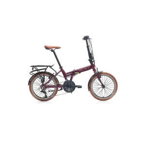Carraro Flexi 121 V Fren 21 Vites 20 Jant Katlanır Bisiklet Mat Viola Bakır
