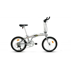 Carraro Flexi Argento V Fren Sora 9 Vites 20 Jant Katlanır Bisiklet Gümüş Krom Kırmızı 32 Kadro