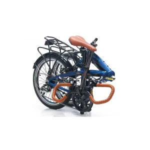 Carraro Flexi Comfort V Fren 8 Vites 20 Jant Katlanır Bisiklet Mat Navy Mavi Parlak Siyah 32 Kadro