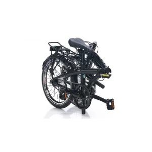 Carraro Flexi Nero V Fren Nexus 7 Vites 20 Jant Katlanır Bisiklet Mat Siyah Parlak Siyah Krom