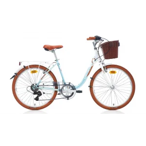 Carraro Juliana 28 V Fren 7 Vites 28 Jant Şehir Bisikleti Beyaz Turkuaz Kahve 43 Kadro