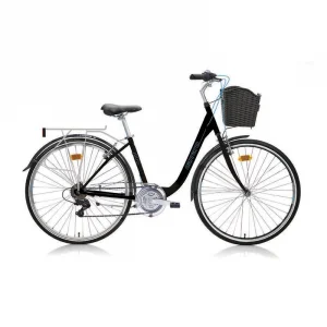 Carraro Julio 28 V Fren 21 Vites 28 Jant Şehir Bisikleti Siyah Mavi 43 Kadro